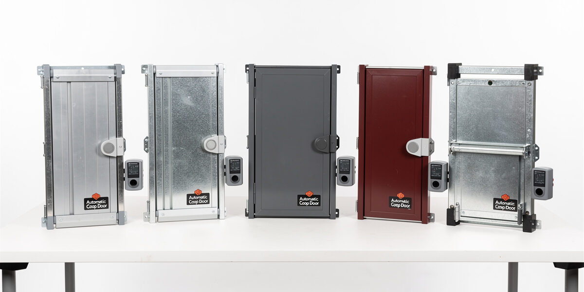 Automatic chicken coop doors