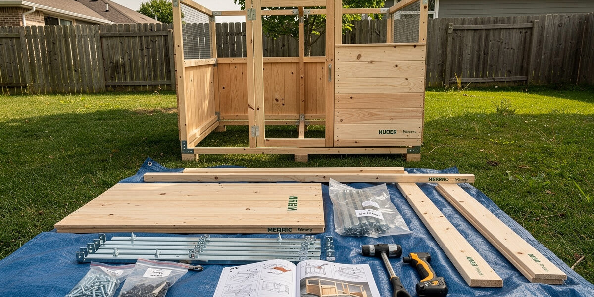 Prefab chicken coop