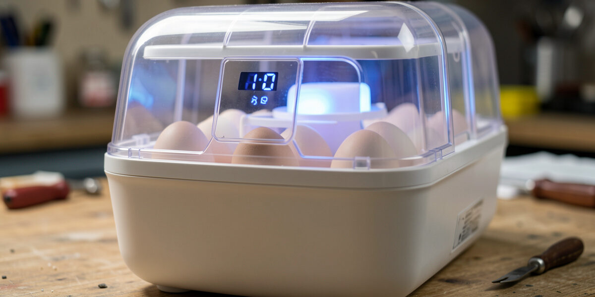 Egg incubator setup