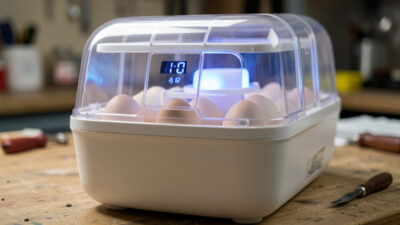 Egg incubator setup