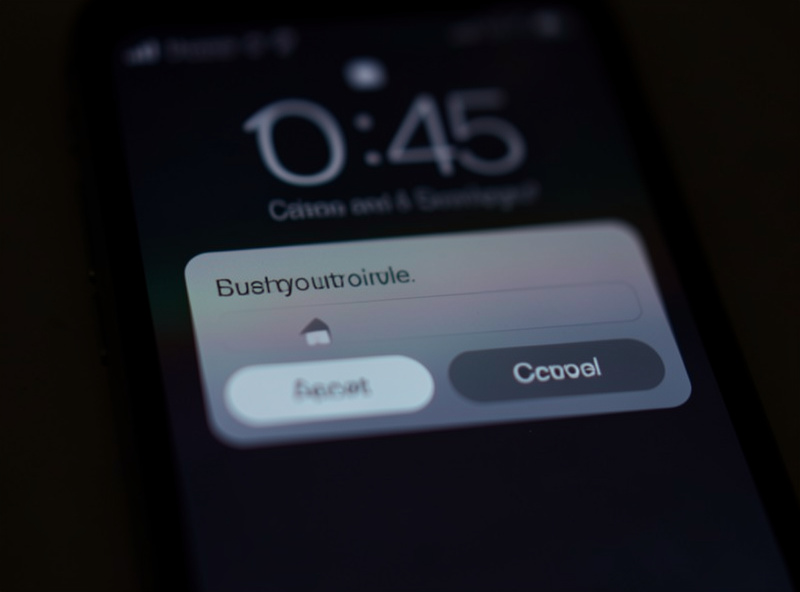 Phone lock screen showing an actionable coop alert with view and dismiss buttons