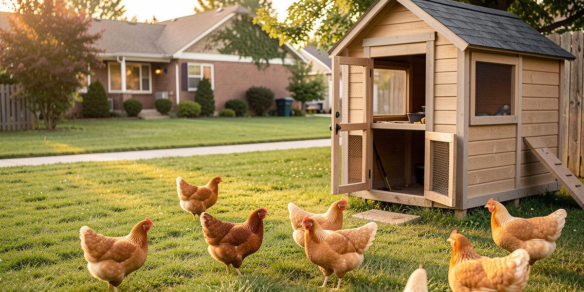 How many chickens are allowed in urban areas