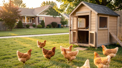 How many chickens are allowed in urban areas