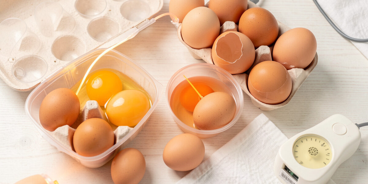 Incubating chicken eggs