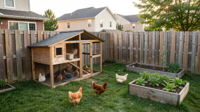 Urban chicken keeping